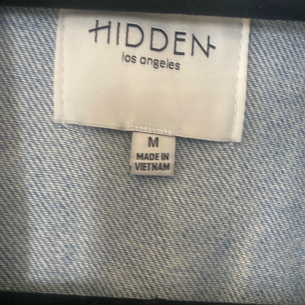 Distressed Blue Denim Jacket - Picture 3 of 7